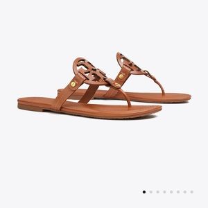 Tory Burch Miller Sandal - brown leather- size 7